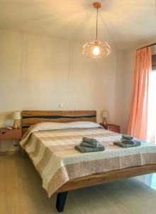 Posteľ alebo postele v izbe v ubytovaní Freedom Apartment Rethymno