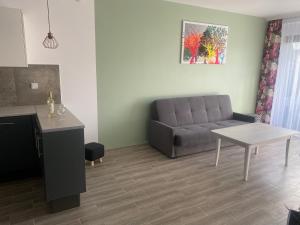 Posedenie v ubytovaní 1 Tyskie Apartamenty z ogródkiem