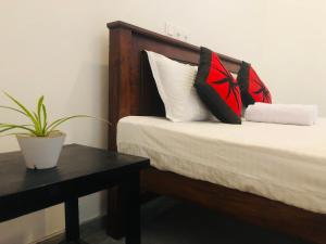 Postel nebo postele na pokoji v ubytování Waves