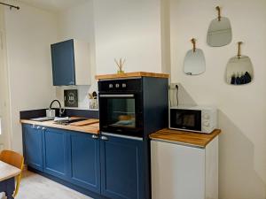 Η κουζίνα ή μικρή κουζίνα στο Studio La Cabine