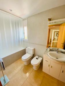 Koupelna v ubytování Villa Sant Rafel