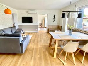 Χώρος καθιστικού στο Ferienhaus WICA