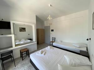 Posteľ alebo postele v izbe v ubytovaní Deep Blue Rooms & Apartments