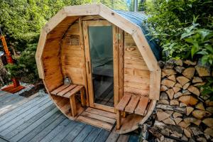 Zahrada ubytování Glamping Meleček
