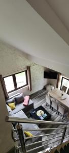 Postel nebo postele na pokoji v ubytování Apartman 67