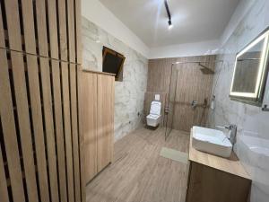 Koupelna v ubytování Guesthouse Enea