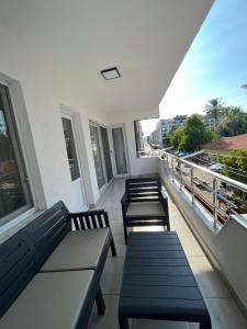 Balkón nebo terasa v ubytování Luxury Apartment in Fethiye City Center