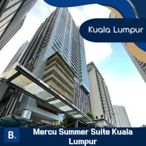 a view of the kuala lumpur summer suite klia skyscraper at Mercu Summer Suite Kuala Lumpur in Kuala Lumpur