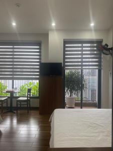 Postelja oz. postelje v sobi nastanitve Tree Homestay