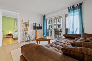 TV/trung tâm giải trí tại Smurmelhomes Oase: Terrasse - Parken - Kind