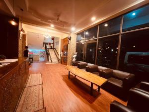 Hotel Bluemoon的休息区