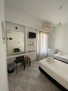 Posteľ alebo postele v izbe v ubytovaní Deep Blue Rooms & Apartments
