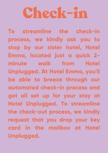 a text about the cheek in process at Hotel Unplugged in Rotterdam