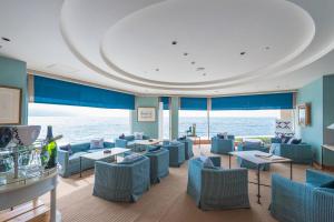 Χώρος καθιστικού στο Awashima Hotel