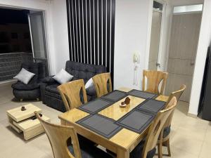 Posezení v ubytování Hermoso apartamento para descansar en familia
