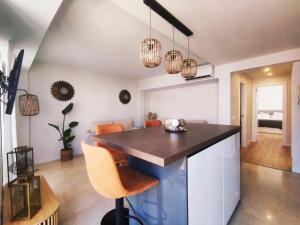 Køkken eller tekøkken på Casa Carmela Fuengirola + 19 billeder