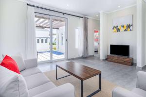 Posezení v ubytování Ramada by Wyndham St Kitts Resort
