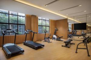 Fitness centrum a/nebo fitness zařízení v ubytování Fairfield by Marriott Jingdezhen