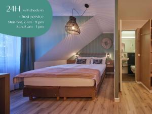 Postel nebo postele na pokoji v ubytování Classik Hotel Martinshof, Messe München