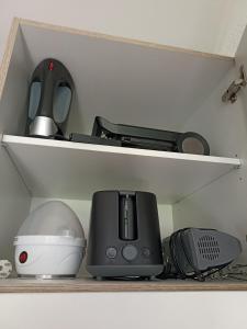 Kuchyň nebo kuchyňský kout v ubytování Apart ban Voltas