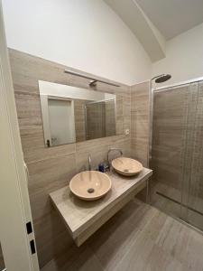 Koupelna v ubytování Apartmány Soukenická