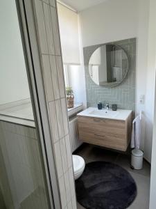 Koupelna v ubytování Ferienwohnung Basaltliebe Mendig