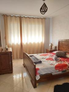 Postel nebo postele na pokoji v ubytování Annour Luxurious & Large apartment in Oujda Centre