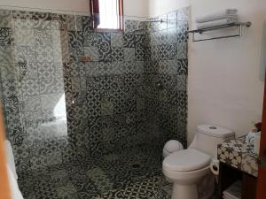 Koupelna v ubytování Hotel Casa Piedad