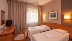 TV a/nebo společenská místnost v ubytování Hotel Gaja