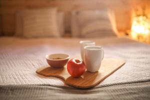 Krevet ili kreveti u jedinici u objektu Vila POGLED Wellness i spa