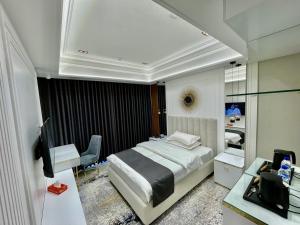Postel nebo postele na pokoji v ubytování Hotel Sultan