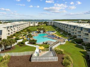 an aerial view of a resort with a swimming pool at A Place at the Beach III, a VRI resort in Atlantic Beach