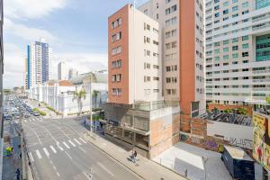 Nespecifikovaný výhled na destinaci Curitiba nebo výhled na město při pohledu z apartmánu