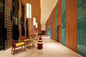 Ein Sitzbereich in der Unterkunft Four Points by Sheraton Kuala Lumpur, Chinatown
