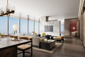 Posezení v ubytování Courtyard by Marriott Luoyang