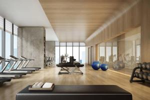 Fitness centrum a/nebo fitness zařízení v ubytování Courtyard by Marriott Luoyang