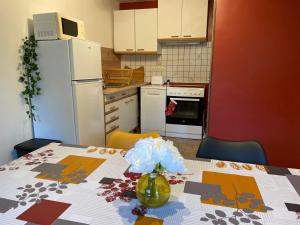 Kuchyňa alebo kuchynka v ubytovaní Gîte cosy au calme avec grand jardin, proche du Mans - Parking privé, Wifi fibre, équipements complets - FR-1-410-392 + 10 fotografií