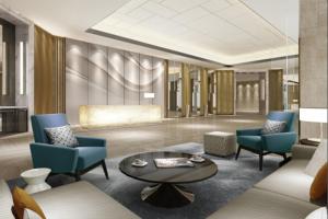 A seating area at Four Points by Sheraton Wuhan, Jiangxia