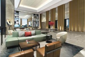 A seating area at Four Points by Sheraton Wuhan, Jiangxia