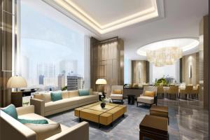 A seating area at Four Points by Sheraton Wuhan, Jiangxia