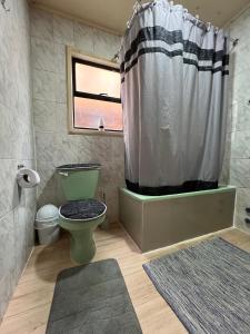 Ein Badezimmer in der Unterkunft Hostal Magia Chilota