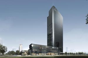 a rendering of a tall building at Sheraton Kaifeng in Kaifeng