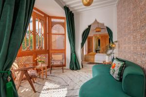 Istumisnurk majutusasutuses Riad Botanica