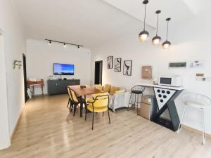 A television and/or entertainment centre at A&G Apartment