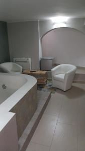 A bathroom at Nonna Ia B&B