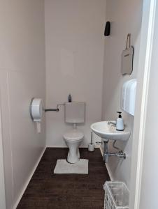 Vannituba majutusasutuses Spacious apartment in Asten perfect for long stays
