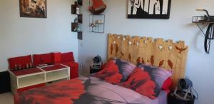 Posezení v ubytování Chambre à louer dans villa St Clair-V-vue étang Thau