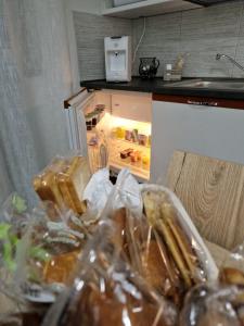 Kuchyň nebo kuchyňský kout v ubytování Casa Marx