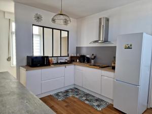 Η κουζίνα ή μικρή κουζίνα στο Appartement Dunkerque