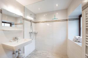 Et badeværelse på Ferienhaus zur Hackenschmiede + 9 billeder